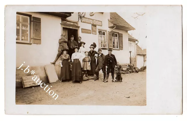 #1 Laden / Geschäft / HANDLUNG G. KLOTZ Posthilfsstelle * Foto-AK um 1910