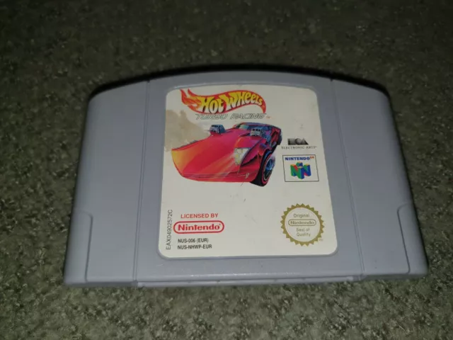 Hot Wheels Turbo Racing Nintendo 64 N64 PAL Cartridge, Cleaned & Tested