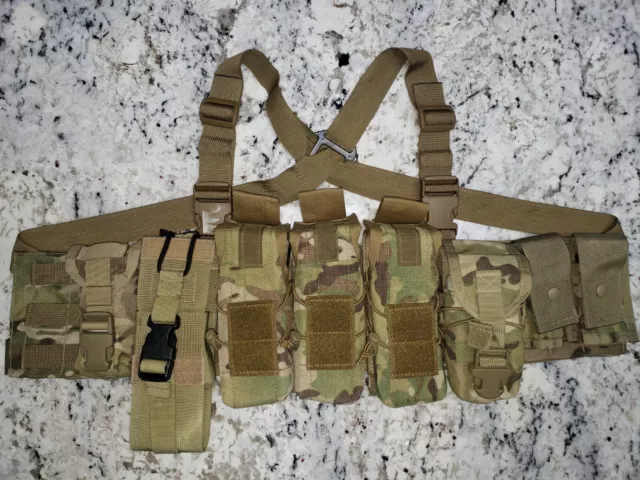 TACTICAL TAILOR MULTICAM MAV & Bib plate carrier chest rig Navy SEAL ...