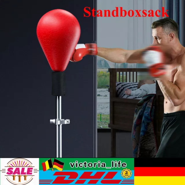 Standboxsack Punching Ball Erwachsene Freistehend Höhenverstellbar Erwachsene