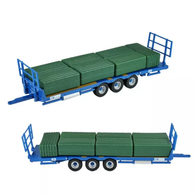 BRITAINS Kane Bale Trailer Set 1:32 Diecast Farm Vehicle 43218