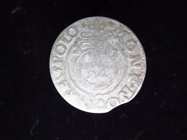 Poland Lithuania 3 Polker 1621 Silver Gorecki #B.21 1/24 Thaler 2618# Money Coin