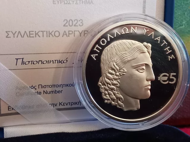 Zypern, 2023, 5 Euro, Silbermünze, Polierte Platte, Apollo Helates!