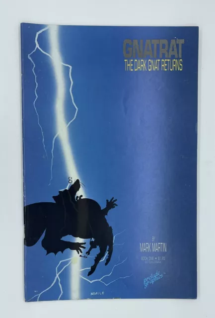 GNATRAT: The DARK GNAT RETURNS #1 Prelude Graphics 1986 Humor Parody NM