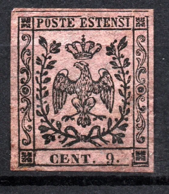 Timbre  Duché de Modène - Année 1853  YT n° 3 -  neuf sans gomme
