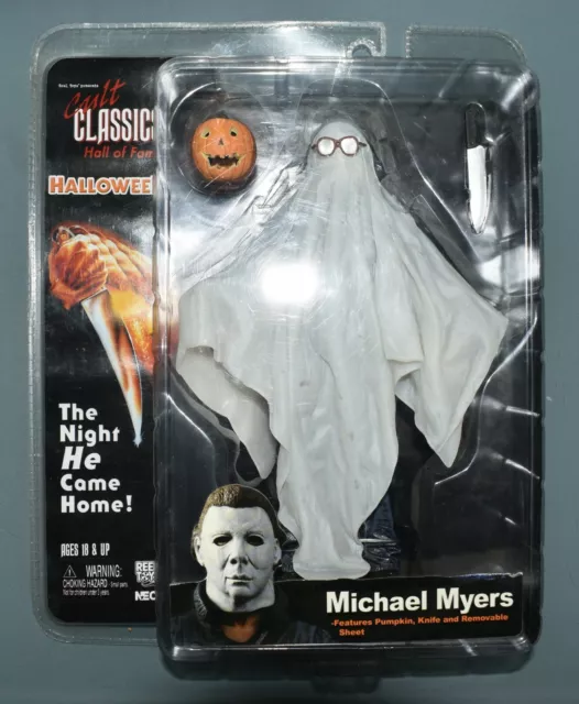NECA Cult Classics HALLOWEEN MICHAEL MYERS GHOST BOB SHEET figure (2008) RARE