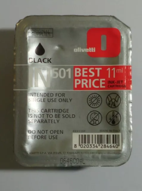 Olivetti IN501 Tinte Ink Jet Cartridge B0508  AnyWay Photo Plus Photofax  OVP A