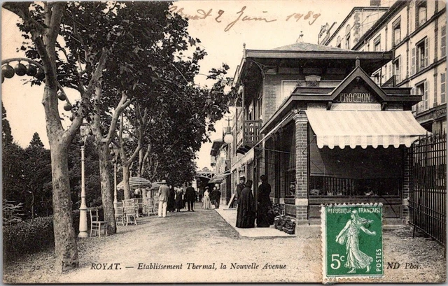 *40243 cpa Royat - thermal establishment, the new avenue