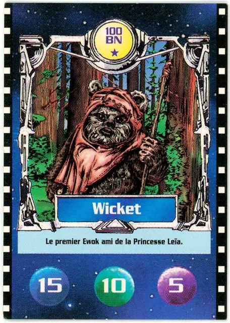 Carte Défi du Jedi BN - Wicket - FR