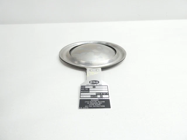 Fike CPV BT 4in Rupture Disc 1027psi @ 72f