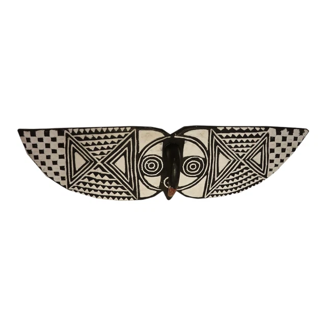 Bwa Mask Hawk Butterfly Mask, Burkina Faso, African Art