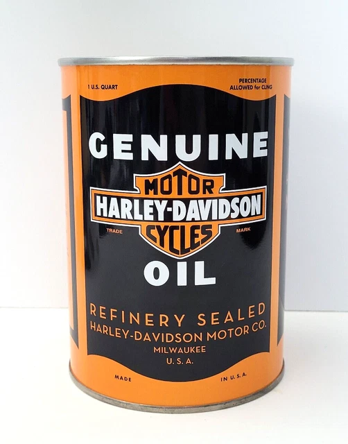 GENUINE HARLEY DAVIDSON Limited Edition Sa 20W50 Oil Can Series 1 New