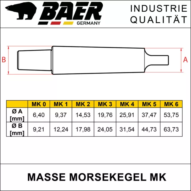 Bohrfutter BAER Schnellspannbohrfutter 0,5 - 16 mm Kegeldorn MK 2 Futter Bohrer 2