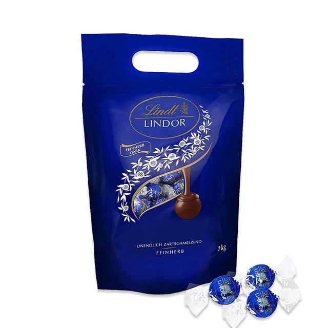 Cioccolatini Lindt Lindor palline di cioccolato erba fine sfere 900 g NUOVO MHD 12/23