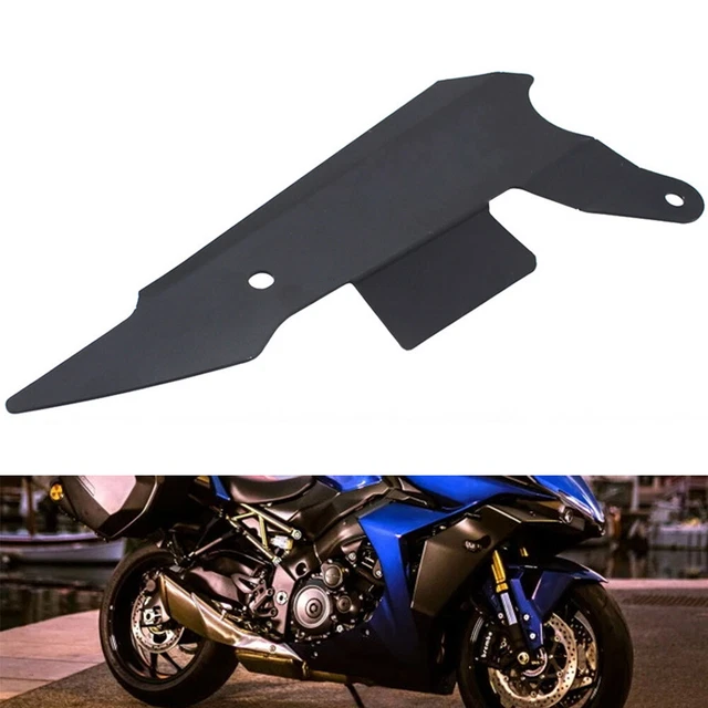 Black Stainless Steel Heat Shield Exhaust Cover for Suzuki GSX-S1000F 2015-2021