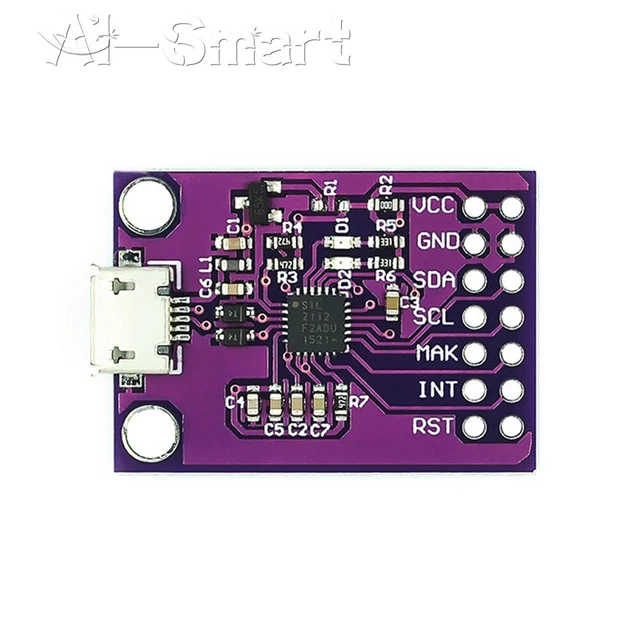 CP2112 DEBUG BOARD USB to SMBus I2C Communication for CCS811 Sensor ...