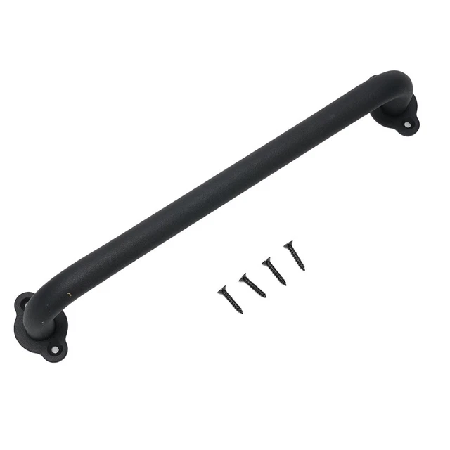 Sliding Barn Door Pull Flush Handle Gate Hardware Set Matte Black Carbon steel