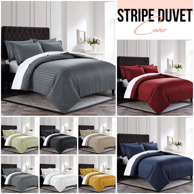 Juego de ropa de cama con fundas de almohada individuales dobles tamaño King fundas de edredón