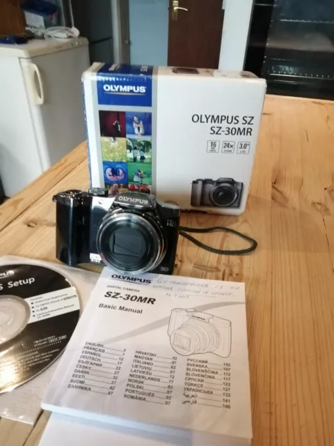 Olympus SZ-30MR Super Zoom 16MP HD 3D Compact Digital Camera