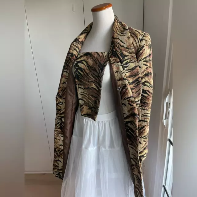 KB STELLA LOUISE Animal Print Suit Jacket Tapestry Size medium 10 $49. ...
