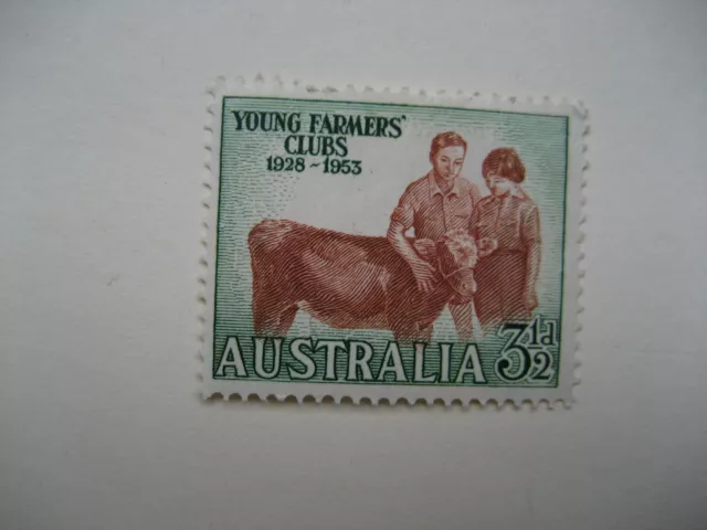 1953 Australian Pre Decimal Stamps:25th Ann Aust Young Farmers Clubs-Single MNH