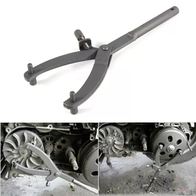 Motorcycle Clutch Flywheel Pulley Sprocket Spanner Wrench Holder Locking Tool