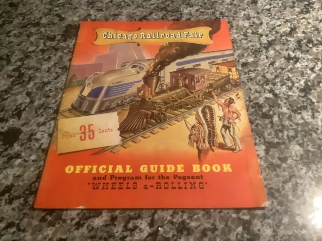 1948 Chicago Railroad Fair official guide book