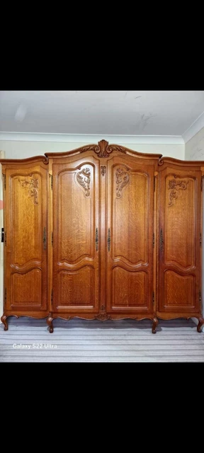 antique wooden wardrobe used