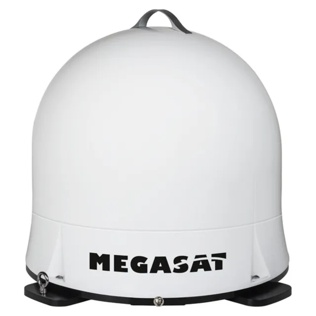 Megasat Campingman Portable ECO Sat-Anlage Satellitenschüssel weiß Sat-Antenne