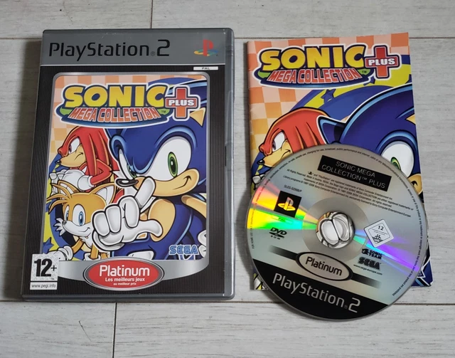 Jeu PS2 Sonic Mega Collection Plus - Version Française, Bon état, Disque Et Boîtier Inclus