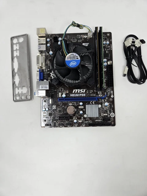 KIT Placa de baza MSI H81M-P33 + Intel Core i3-4130