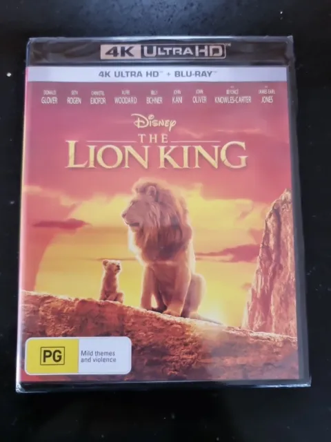 The Lion King (4K UHD & Blu-ray, 2019) Brand New & Sealed Disney Donald Glover