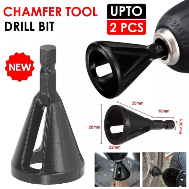 Deburring External Chamfer Tool Stainless Steel Remove Burr Tools Drill Bit