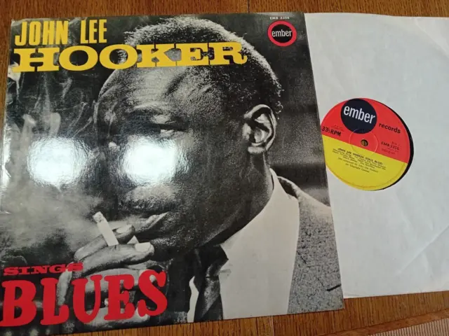 John Lee Hooker - Sings Blues Orig 1964 UK LP Ember EMB 3356 Lovely Condition