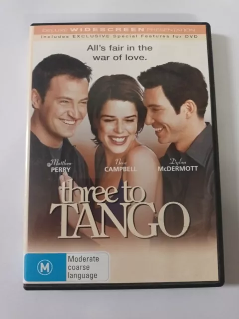 Three To Tango DVD Neve Campbell, Matthew Perry aa389