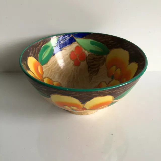 Keeling & Co Pottery 'Losol Ware' Hand Decorated Small Bowl