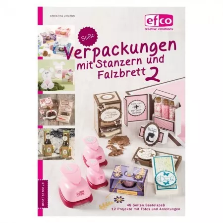 Anleitungs-Buch -Verpackungen mit Stanzern Falzbrett 2- Motiv-Stanzer, Efco 97