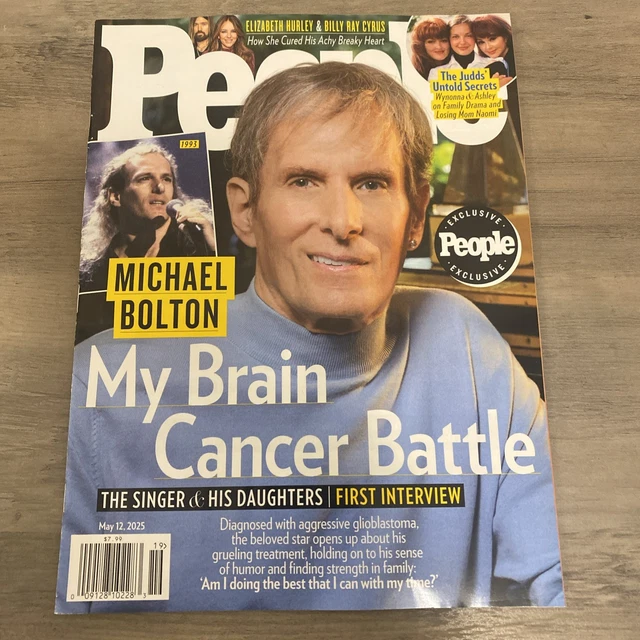 PEOPLE MAGAZINE MAY 12, 2025 Michael Bolton My Brain Cancer Battle NEW