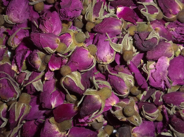 Beach Rose Buds - Flores orgánicas secas hágalo usted mismo - Rosa rugosa ELIGE 0,5 - 4 oz
