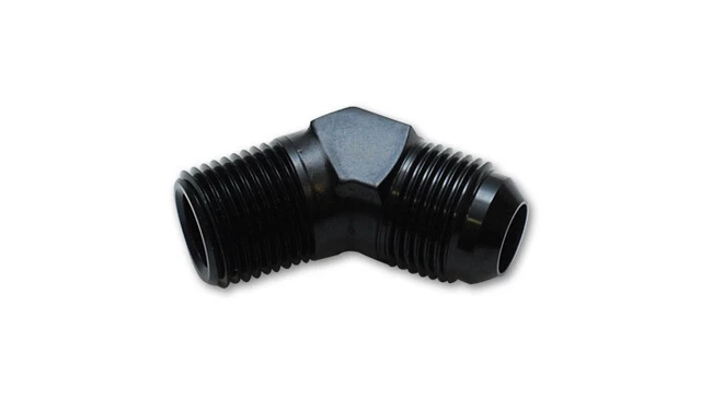 Vibrant 45 Degree Adapter Fitting (AN to NPT); Size: -8AN x 1/2" NPT