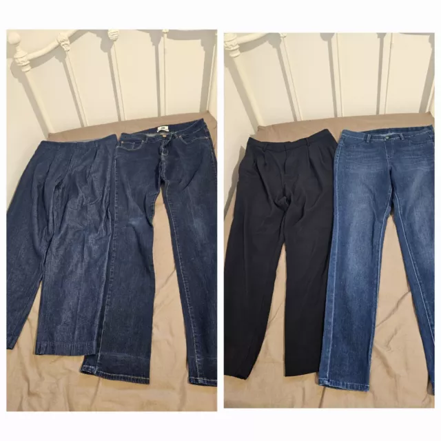 Ladies Pants/Jeans - 4 pairs -Sz 12-14 (M-L)