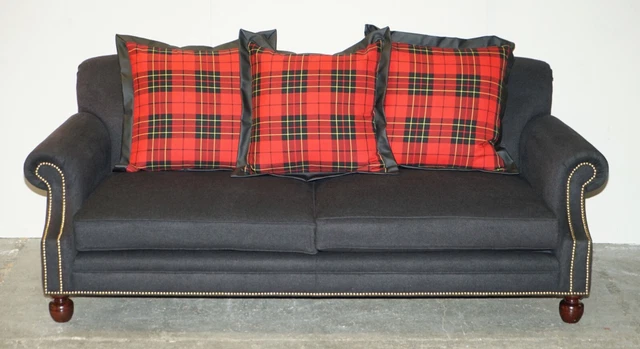Ralph Lauren Rrp £30,300 Aran Isles Three Seat Sofa & Pair Of Armchairs Suite 3