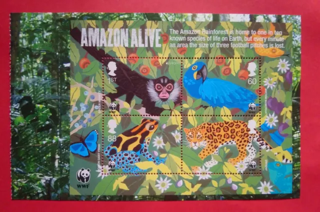 DX52 WORLD WILDLIFE FUND Prestige Booklet Pane umm pane 2