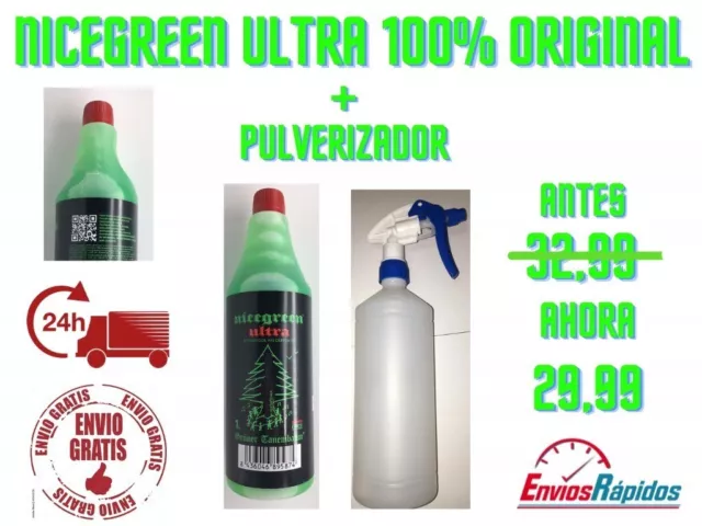 LIMPIADOR EXTREMO ULTRA NICEGREEN 1 Litro 100% ORIGINAL + PULVERIZADOR ENVIO 24H