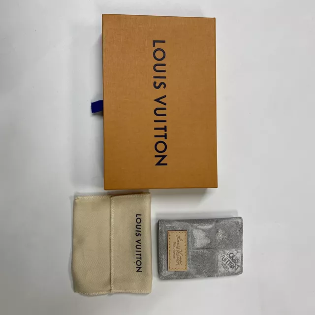 NWT Louis Vuitton LV Gunmetal Monogram Pocket Organizer Wallet Virgil  AUTHENTIC