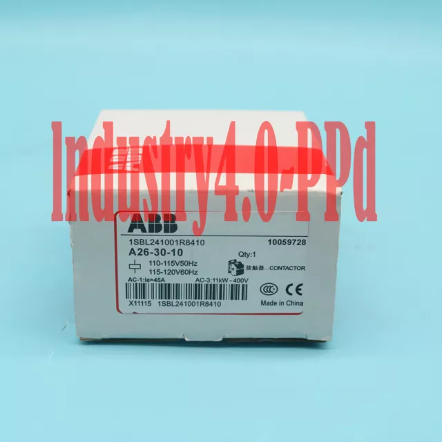 New In Box ABB Contactor A26-30-10 110VAC Fast Shipping