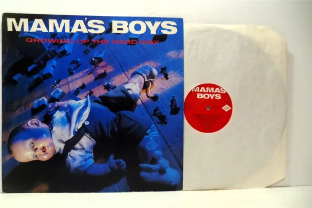 MAMA'S BOYS growing up the hard way (1st uk press) LP EX/VG+, HIP 49, vinyl,