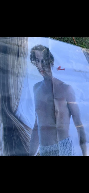 Johnny Depp  The Rum Diary’s Theater  Poster.  Hunter Thompson.  HUGE Authentic