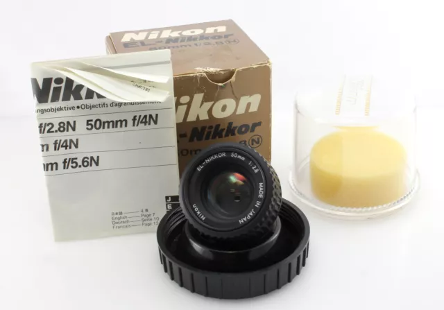 Nikon EL-Nikkor 50mm f/2.8N Enlarging Lens - M39 enlarger fit Boxed - UK seller