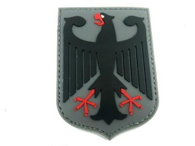 Patch Nation Deutschland Königlichem Wappen Kaiseradler Schwarz Grau Flaggen PVC Klett Emblem Abzeichen 